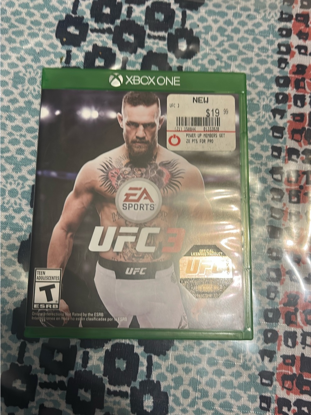 UFC 3 Xbox One Game - White/Green
